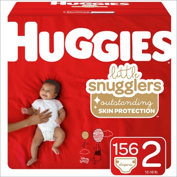 Huggies Little Snugglers Baby Diapers, Mega Colossal Pack